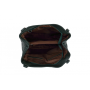 Veľká kožená kabelka na plece zelená Wojewodzic 31115 ccd