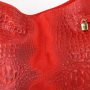 XL shopperka kožená kabelka veľká na plece Talianska červená Valika bgh