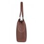 Luxusná kožená kabelka cez plece do práce ružová Wojewodzic 31786/CE56/LY56 cb