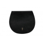 Kožené kabelky na rameno okrúhle čierne Wojewodzic 31763/GS01/H01/Zv