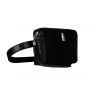 Malá bedrová (belt bag) kožená kabelka čierna Wojewodzic  31800/PC01/LY01 ee