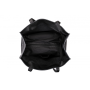 Veľká dámska kožená taška čierna Wojewodzic do ruky 31808/FD01 uz