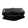 Luxusná kožená kabelka cez plece Wojewodzic čierna  31820/P/FL01 uz