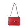 Luxusná kožená kabelka cez plece Wojewodzic červená 31820/P/FL08 cc