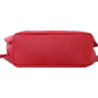 Dámska kožená kabelka červená cez rameno Talianska Martina Borse in pellre