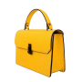 Dámska kožená kabelka do ruky Talianska žltá Izabela giallo genuine leathergg