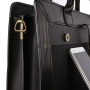 Kožené kabelky tašky na notebook pánske cez rameno a do ruky Talianske Matúš čierne nerogb