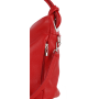 Červená dámska kožená kabelka Talianska Vera Pelle Salvare bb