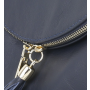 Malá kožená listová kabelka Talianska kráľovská tmavo modrá Korzika z