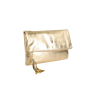Listová kožená kabelka malá crossbody a do ruky Wojewodzic zlatá 31782/FB22/Z bb