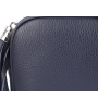 Malé kožené kabelky dámske športové crossbody tmavo modré iné Kasandra rt