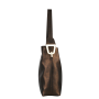 Veľká XL dámska luxusná kožená kabelka na plece zlatohnedá Wojewodzic 31847/FO55/Zff