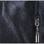 Dámska kožená kabelka luxusná cez plece Wojewodzic tmavomodrá 31608/b