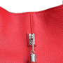 Dámska kožená kabelka luxusná shopperka Wojewodzic červená 31608b
