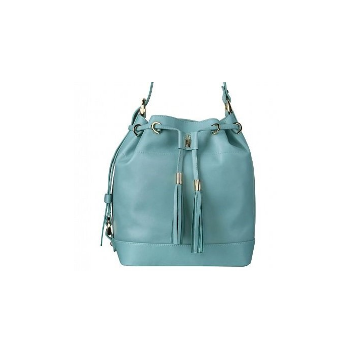 Luxusné kožené kabelky dámske vrecovité zelené Wojewodzic 31749/S36f
