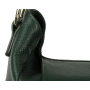 Dámska kožená kabelka na plece fľaškovo zelená Wojewodzic 31845/Fdd