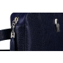 Malá bedrová (belt bag) kožená kabelka tmavomodrá Wojewodzic 31800/PC14/LY14v