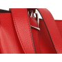 Dámska kožená kabelka pracovná Genuine leather Talianska červená Permonaz