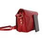 červená, pravá koža made in Italy, dámska crossbody kabelka, taliansky model – talianska Diana