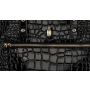 Veľká nákupná kožená kabelka do ruky čierna Wojewodzic 31829/KAT01/Zf