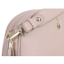 Malé clutch kožené kabelky listové jemne ružové crossbody Wojewodzic 31860/GS41/Zm