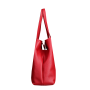 Dámska kožená kabelka luxusná shopperka Wojewodzic červená 31608/FD08f