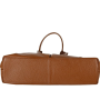 Dámska kožená kabelka nákupná taška Genuine leather Talianska medová Catarine cognac.,