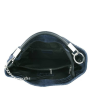 XL shopperka kožená kabelka na plece a do ruky Talianska modrá Alessa bl - blumm
