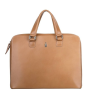 Luxusná pracovná kožená kabelka na notebook camel Wojewodzic 31832/05 b