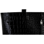 Dámska kožená kabelka shopperka krokodíl čierna Wojewodzic 31846/2E/KAT01g