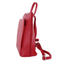 Dámsky kožený ruksak/batoh Taliansky červený Noel red-
