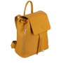 Dámsky kožený ruksak/batoh Wojewodzic veľký žltý Wojewodzic 31874/FD19/Z gg