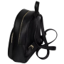 Dámsky kožený ruksak/batoh prešívaný čierny Wojewodzic 31906/P/FD01/Zy