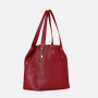 Dámska kožená kabelka veľká červená na plece Wojewodzic 31902/FD08/Z xc