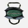 Kožená kabelka nákupná taška shopperka do ruky zelená lakovaná Wojewodzic 31405/3E/PM11x