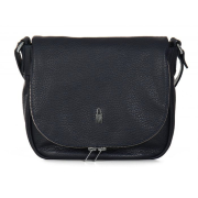 Dámska kožená kabelka na rameno crossbody čierna online Wojewodzic 31506/FD01v