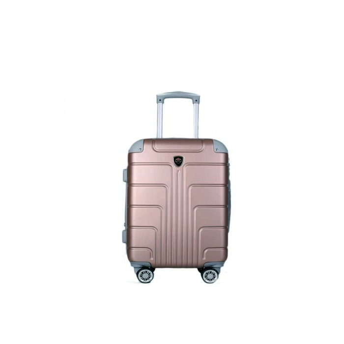 Cestovný kufor ružový 47 - 50,5 litrov 4 kolieskový Palermo Talianskyb