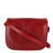 červená, pravá koža, talianska dámska kabelka crossbody, kožená kabelka made in Italy – Diana