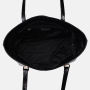 Kvalitná kožená kabelka so zvieracim vzorom čierna Wojewodzic 31908/KAT01/Zt