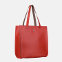 Veľká dámska kožená kabelka, nákupná taška, sýta pomarančová Wojewodzic 31731/CD15/21cc