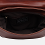 Crossbody krásna kožená kabelka tmavo hnedá Wojewodzic 31921/04/Z b