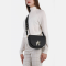 Stredná kožená kabelka crossbody Wojewodzic čierna 31880/FD01/Zc