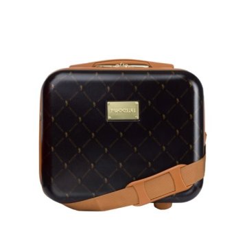 Cestovný kozmetický kufrík 14 litrov malý do lietadla čokoládový Puccini Saint Tropezbb