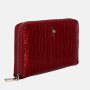 Luxusná červená peňaženka vzor krokodília koža Wojewodzic 3PD66/KFM08g