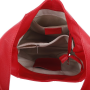 Dámske kožená kabelka cez plece Talianska červená AdelDámske kožená kabelka cez plece Talianska červ
