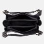 Dámska kožená kabelka čierna, lícna koža Wojewodzic 31932/FD01/Z--
