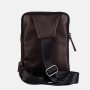 Maličká pánska kožená kabelka crossbody čokoládová Wojewodzic 35504/GH03bb