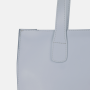 Veľká dámska kožená kabelka, nákupná taška, jemná modrá Wojewodzic 31731/LY27 yy
