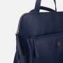 Dámsky kožený ruksak/batoh - pravá koža modrý Wojewodzic 31915/FD37ff