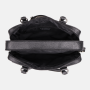 Kožené kabelky na rameno na A4 do práce čierne biznisové Wojewodzic 31211/FD01y